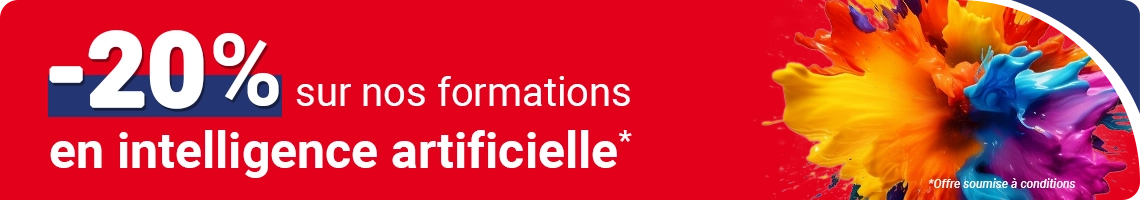 -20% sur nos formations en intelligence artificielle